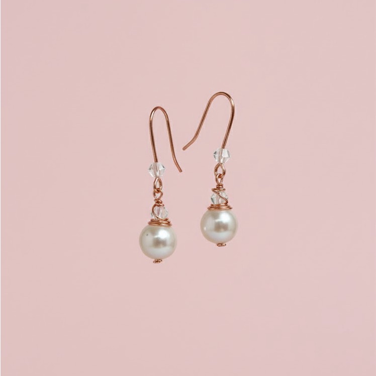 Elegant Freshwater Pearl Drop Earrings